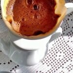 Kaffeekanne mit Porzellanfilter